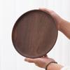 Minimalist Solid Walnut Wood Serving Tray