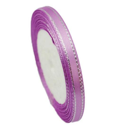 6mm Silver Edge Ribbon for Cake & Gift Box, 22m Roll