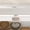 Gabbia per Criceti Casa per Piccoli Animali con Coperchio Articolato e Finestra Trasparente in Acrilico 80x50x50 cm Bianco