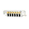 Guitar Bridges with Studs and Inserts Replacement 6 String Electric Guitar Bridge Vintage 6 Style Stopbar Tailpiece