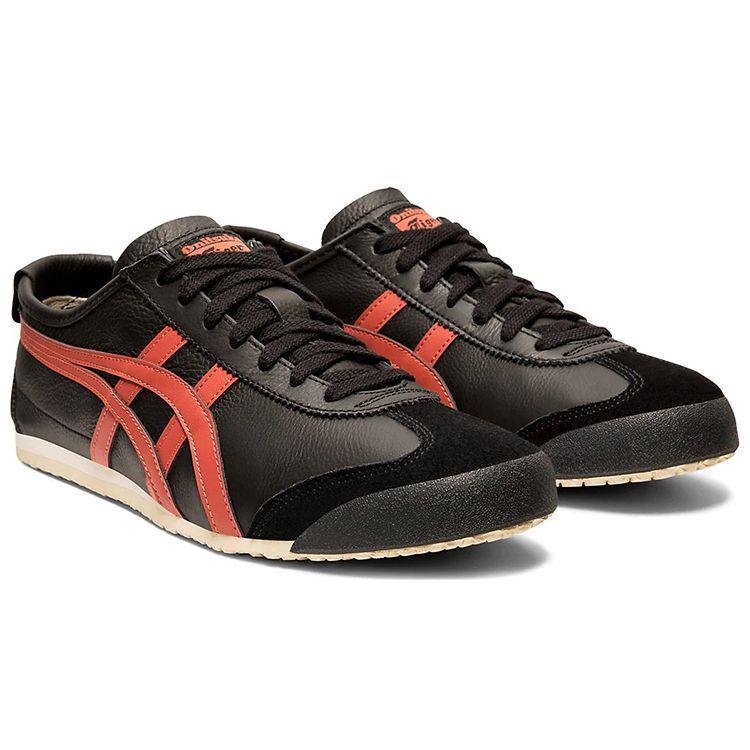ONITSUKA TIGER Mexico 66 Black Burnt Red Unisex Sneakers 1183A201-002