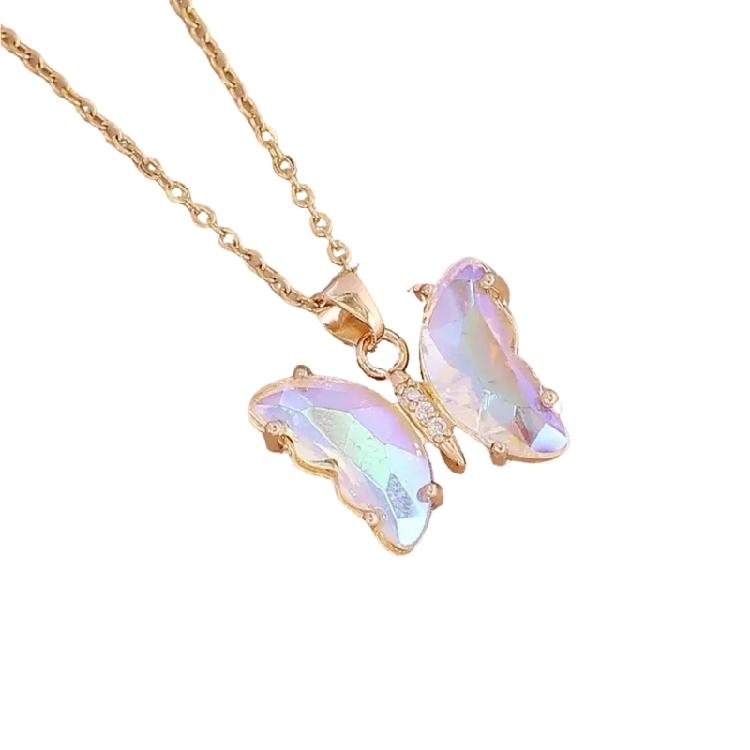 Sophisticated Butterfly Necklace Crafted from Premium Alloy Offering Long Lasting Color and Comfortable Wear