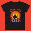 I'm Just Here For The Boos Halloween Boo Ghost Witch Hat Horror Scary Womens Tee T Shirt Mens Tops Unisex Top