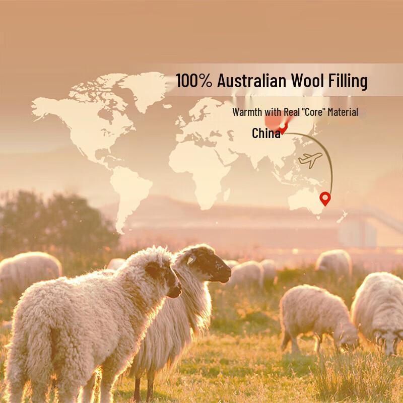 FUANNA Australian Imported 100% Wool Winter Quilt