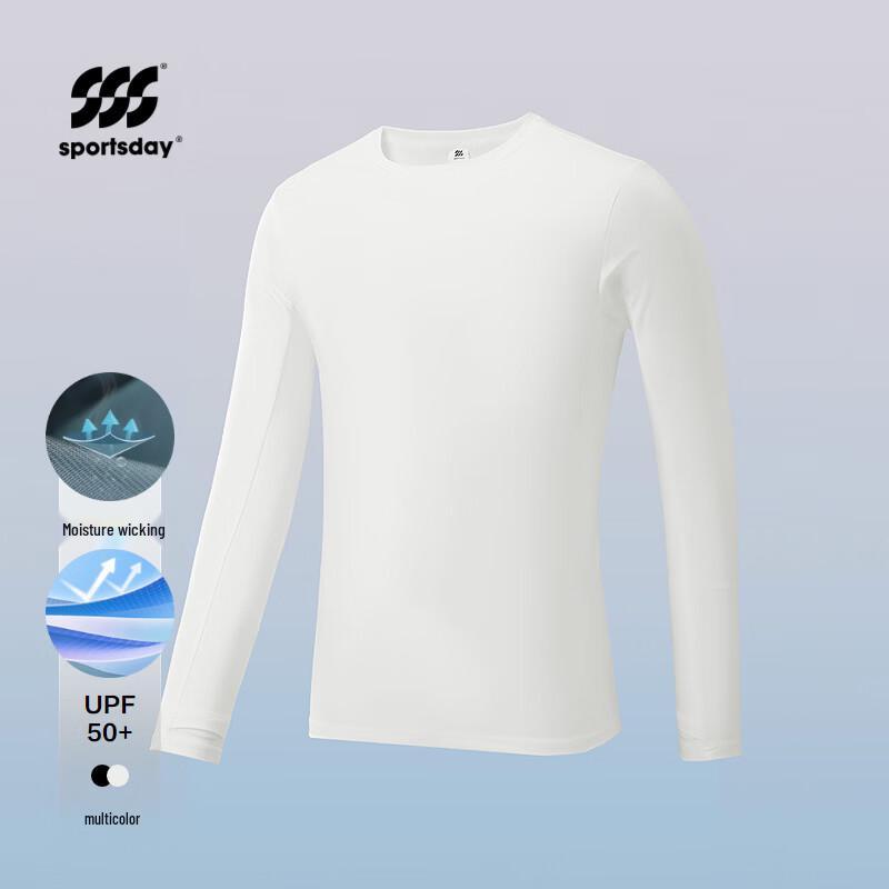 HLA Men s Solid Color Training Long-Sleeve T-Shirt L