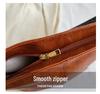 Women's Large Capacity Crossbody Bag - 2023 Spring/Summer Retro Wide Strap Bucket Bag with High-Quality Texture