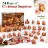 2D Acryl Weihnachtsbraunbär Klar für Feiertags-Display-Sammlung