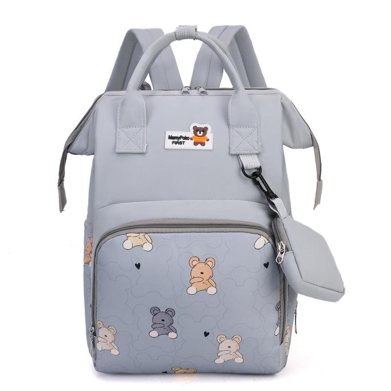 Large-capacity mommy bag, multi-functional baby bag, baby products storage, backpack, thermal insulation mother and baby bag