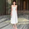 White Suspender Dress Women's Summer 2026 Slim-fitting New French Waist and Thin Temperament Dress
