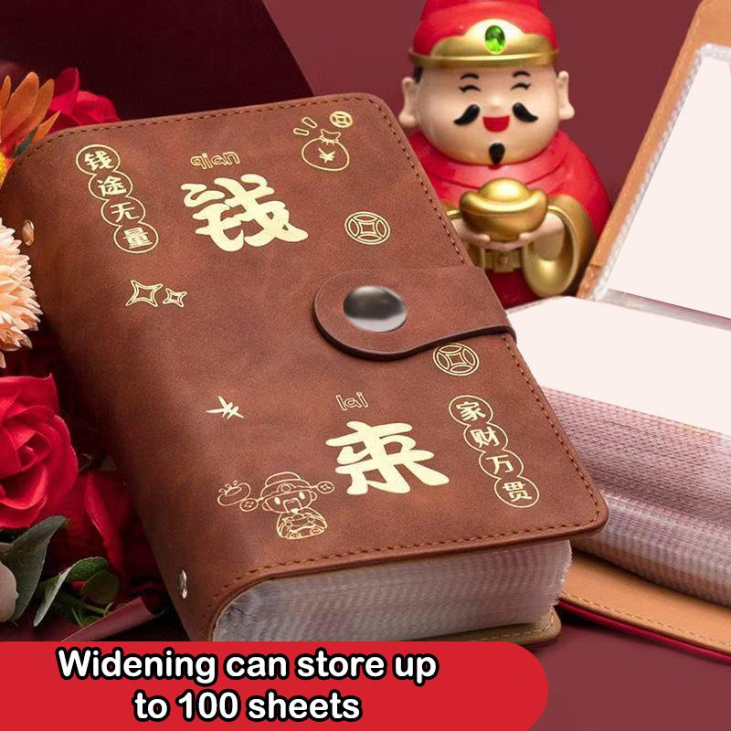 100 Envelopes Money Saving Challenge Get Rich Save Money Large Capacity Reusable Money Collection Book With Password Lock