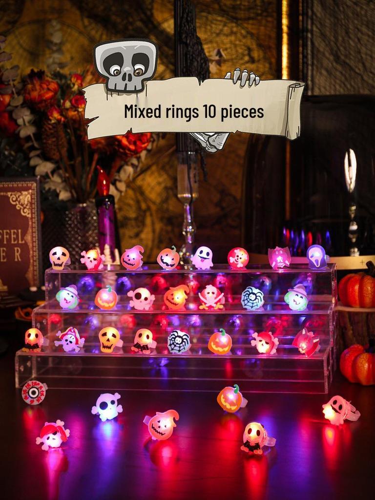 Handmade Pumpkin Rings - Halloween Gifts for Kids