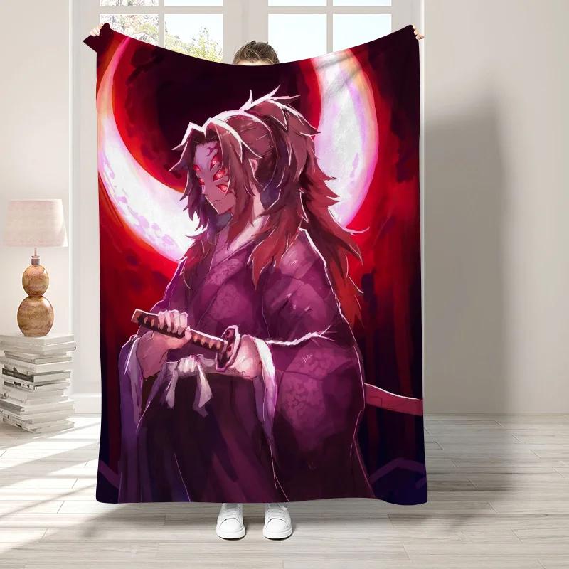D-Demon Slayer Cute Throw Blanket for Living Room Decorative Bed Blankets Sofa Summer Boho Home Decor Bedroom Decoration Fleece