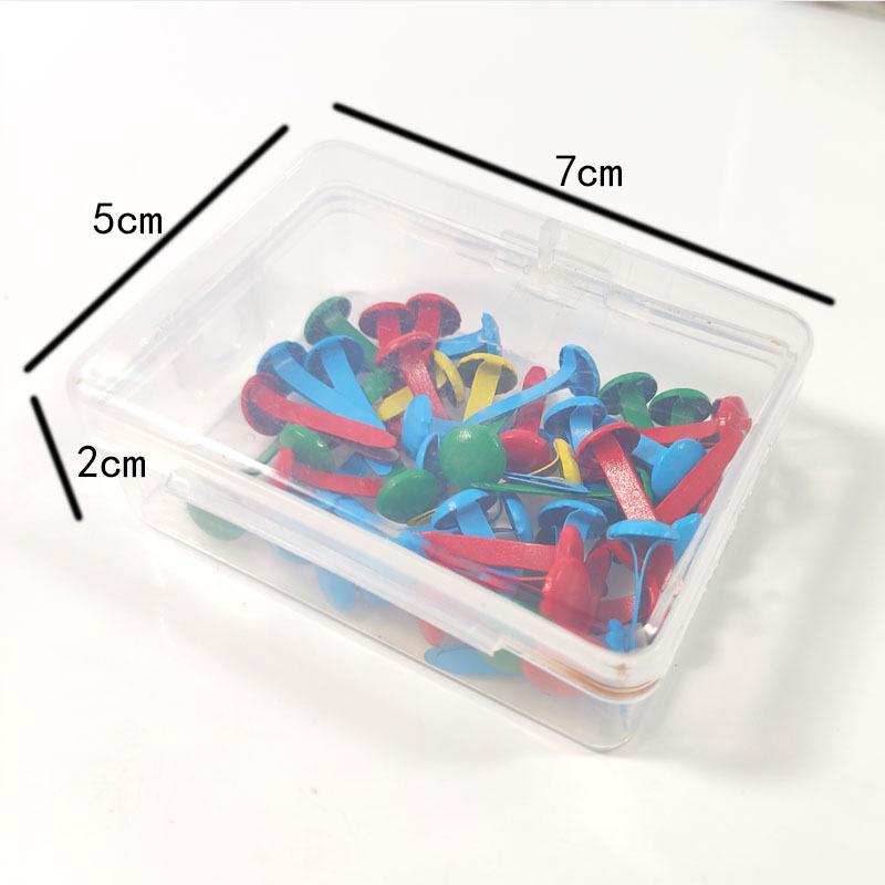 Colorful Sheep Horn Decorative Double-Foot Nails for Creative DIY Projects