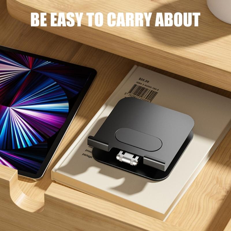 Mobile Holder with 360 Degree Rotating Flexible Foldable For Smartphones and Tablets Stand Scratches Proof Stable