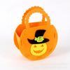 Kids Halloween Pumpkin Candy Bag Gift Bag with Handles 3D Design