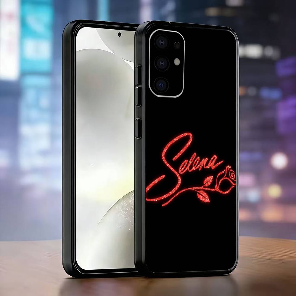 

Selena Quintanilla Phone Case Black Silicone Soft For Samsung S25,S24,S21,S22,S23,S30,Ultra,S20,Plus,Fe,Lite Samsung S21Ultra