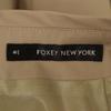 FOXEY NEW YORK made in Japan ribbon Midi Skirt 40 beige Women Used