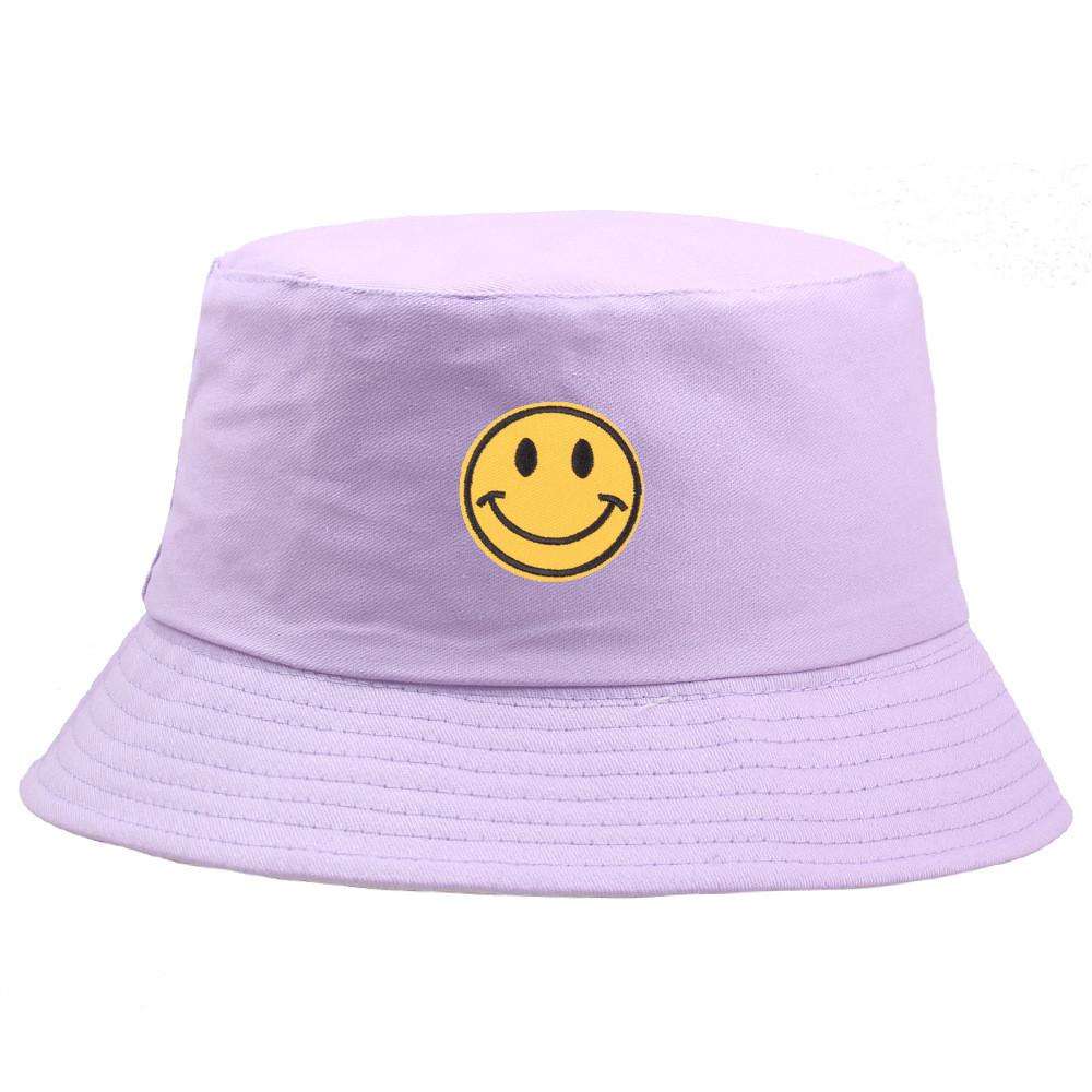 Cotton Embroidered Fisherman Hat With Sun Protection For Summer Beach And Casual Wear