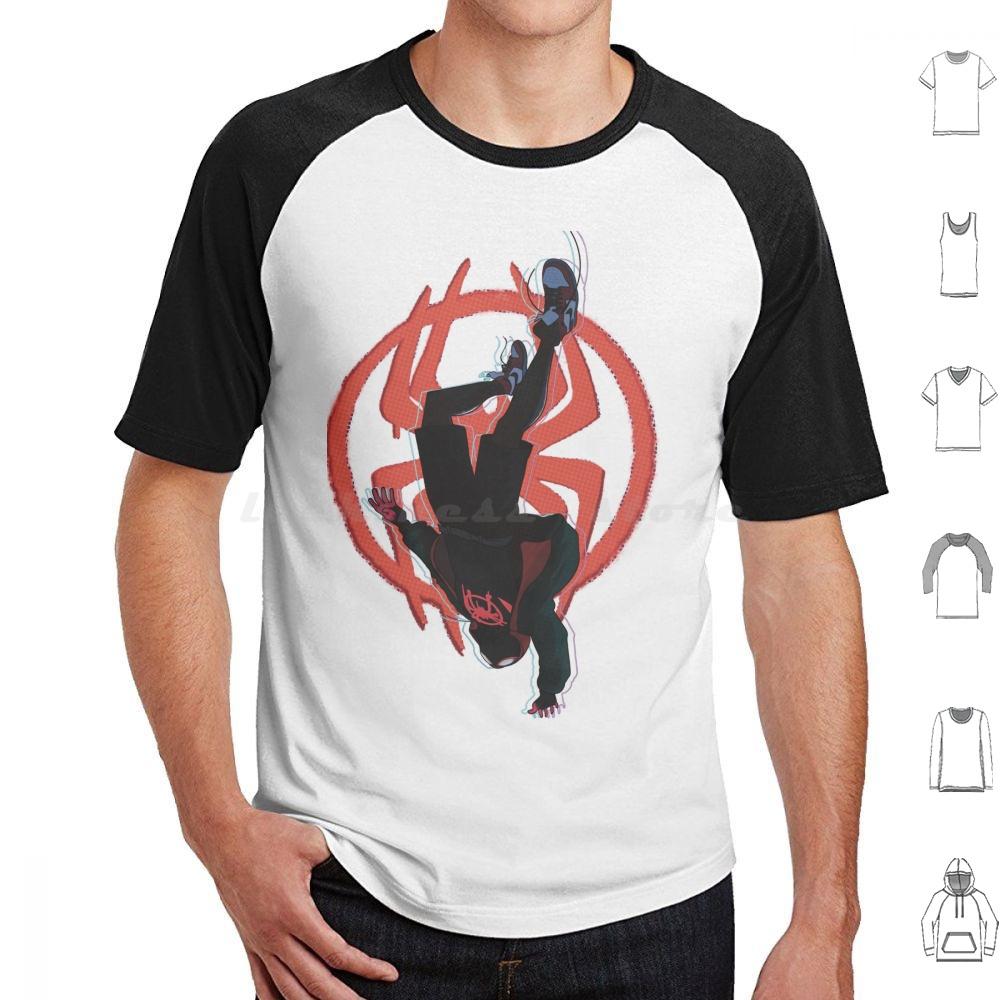 Miles Morales T Shirt 6xl Cotton Cool Tee Miles Morales Into The Spider Verse Across The Spider Verse Animation Cartoon Spider