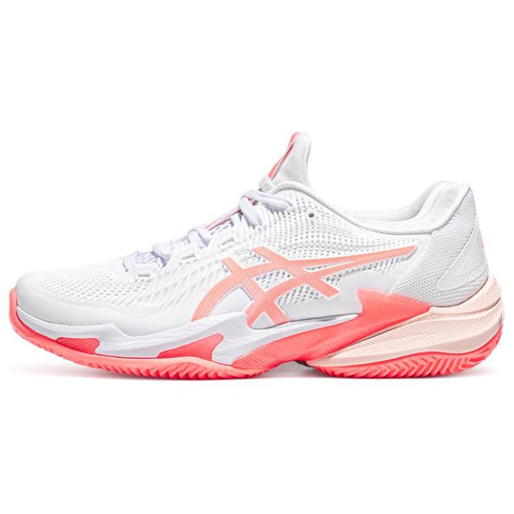 New ASICS Court Ff 3 Clay White Sun Coral Women's 1042A221-103