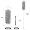 Feather Duster Adjustable Extended Dust Removal Cleaning Ceilings Ultra-fine Fiber Multipurpose Household Cleaning Tools