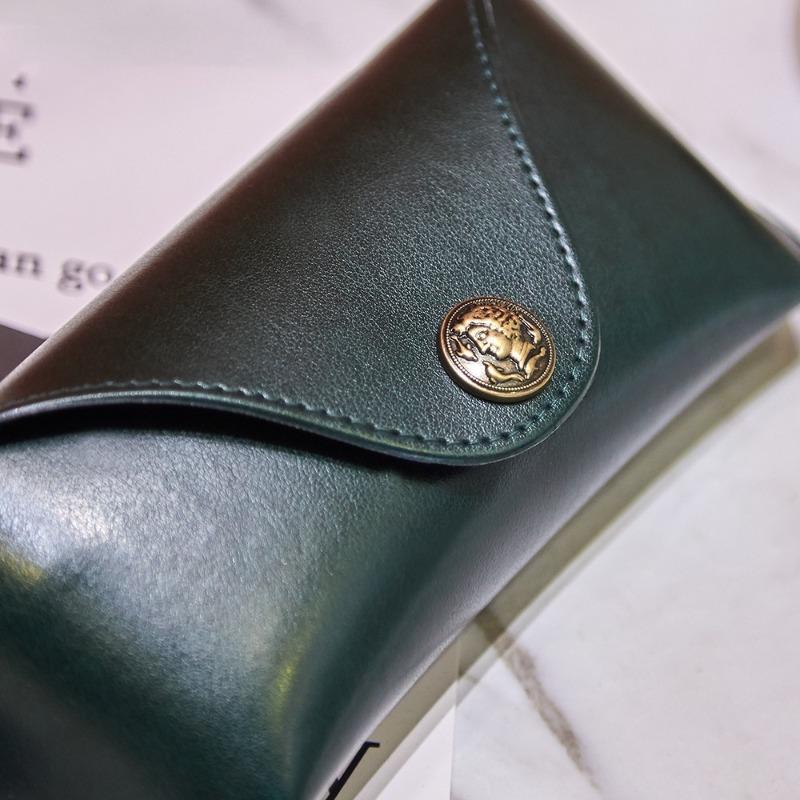 1 szt. Retro Miękkie Skórzane Etui na Okulary Przenośne Czarne Brązowe Unisex Skórzane Ochronne Etui na Okulary Okularnik