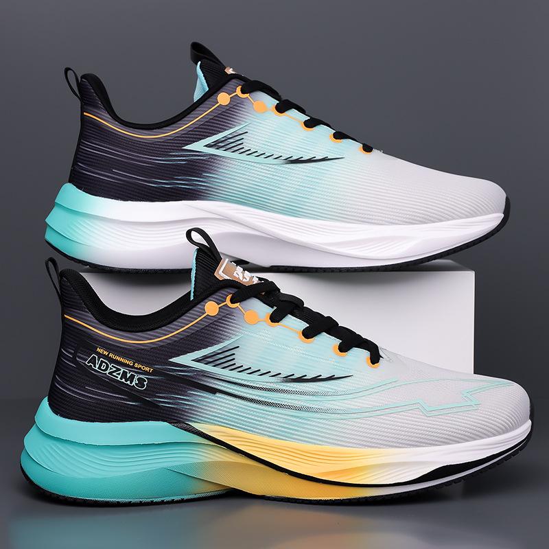 Herren- und Damen-gleiche Laufschuhe Sommer vielseitig weiche Sohle leichte Sportschuhe Mode Farbabstimmung Trend atmungsaktiv lässige Herrenschuhe