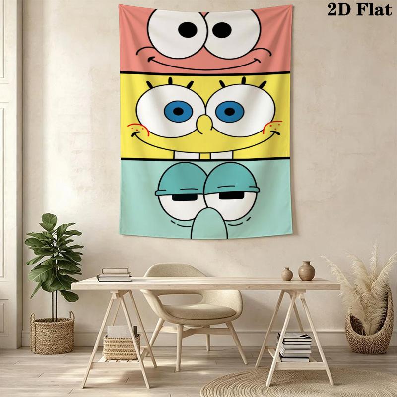 Spongebob Comics Ride 'Em Horsiepants Bedding 1 Duvet Cover 2 Pillowcase Without Core Bedding Set Soft And Comfortable