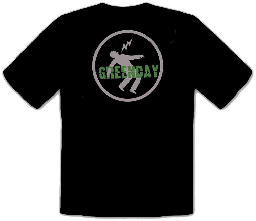 Green Day Black Punk Rock Music Black TShirt 548 S