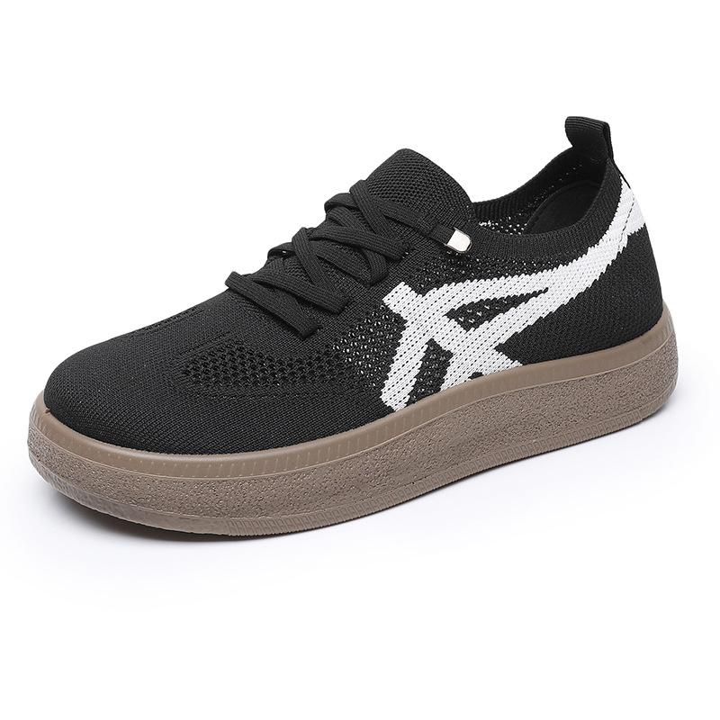 Shoes women's soft sole non-slip breathable light lazy shoes fashion casual mesh comfortable one pedal