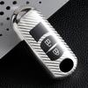 Soft Carbon Fiber TPU Remote Car Key Fob Cover Case Protective Shell Holder for Mazda 2 3 5 6 Axela Atenza CX3 CX5 CX7 CX9