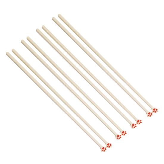 Cute Cat Paw Chopsticks Non-Slip Grip Utensils with Paw Print Design Reusable Kitchenware for Sushi Noodles Unique Gift for Cat Lovers & Japanese Food