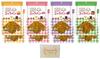 Bread Assorted 4 Flavors Baked by a Chef for Sweet and Carrot Original Shop X 90g Chef's Set Dogs Cheese, Milk, Potato, Pumpkin, [Includes Tissue]