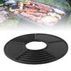 Grt Cast Iron   Grill, 42cm Non Stick Coated Round Cooking Grill for Outdoor Party Gathering Grills
