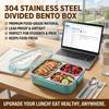 Divided Lunch Box Food Grade Leakproof Storage Box Portable Camping Food Container  Student Worker