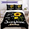Sunshine Customize Your Name Bedding Set Breathable Duvet Cover With Pillowcases Decorative Bed Linen For Bedroom Home Decoration Birthday Gift