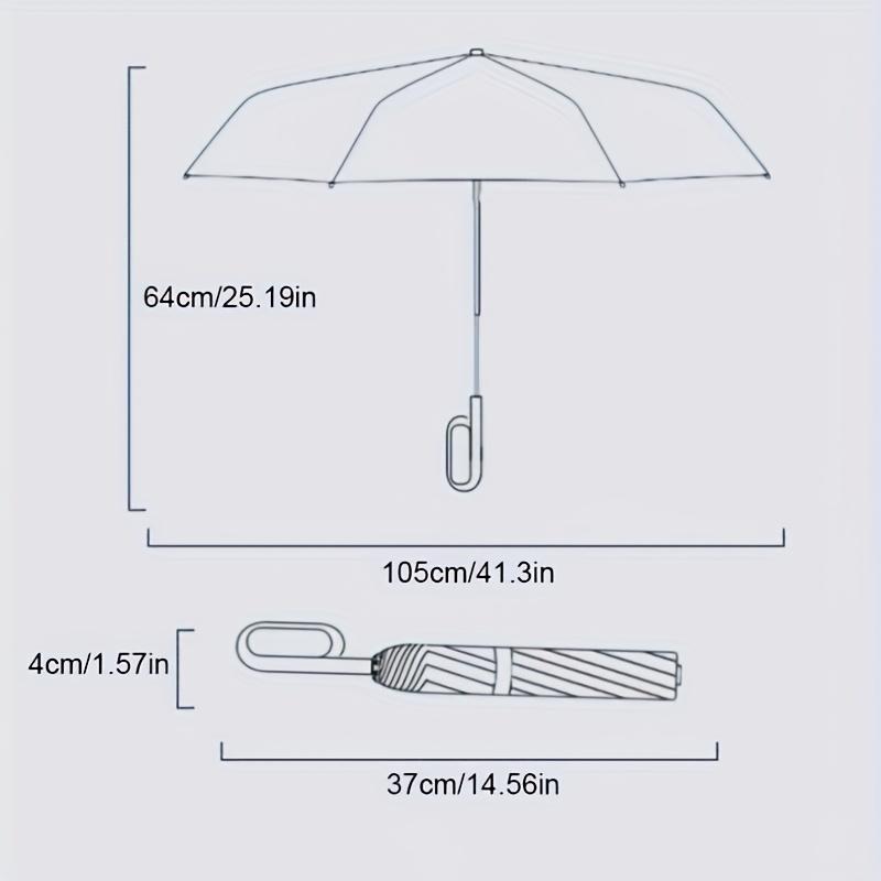 Anti-storm Fully Automatic Loop Umbrella 20 Ribs Business All-weather Umbrella Dual-purpose New Folding Umbrella Double-person Umbrella