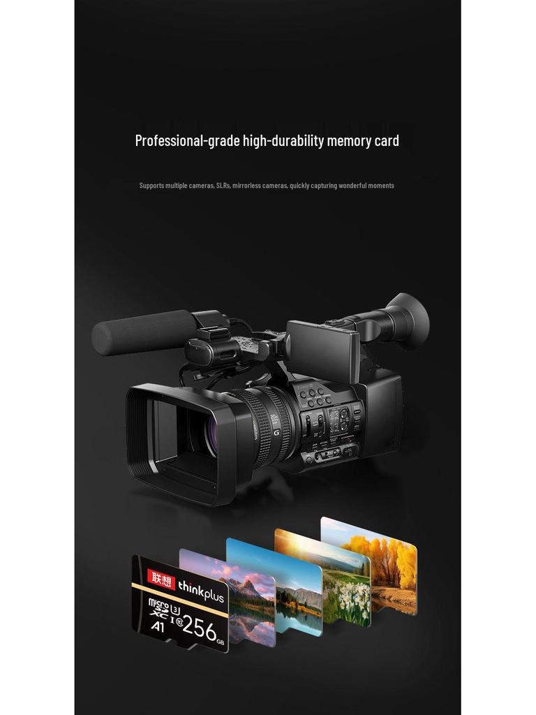 Lenovo Thinkplus 64GB C10 High-Speed Memory Card for Car Recorders, Phones, and Cameras