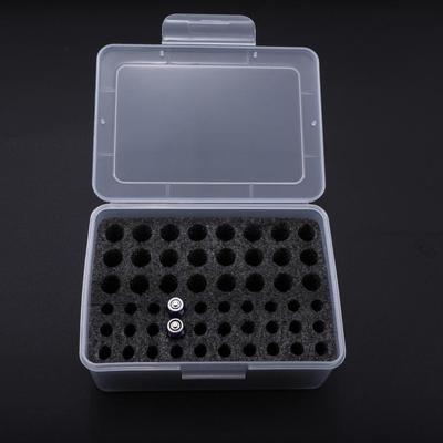 Compact Battery Storage Box: Holds 24 AA and 30 AAA Batteries, Size 5/7 Protection