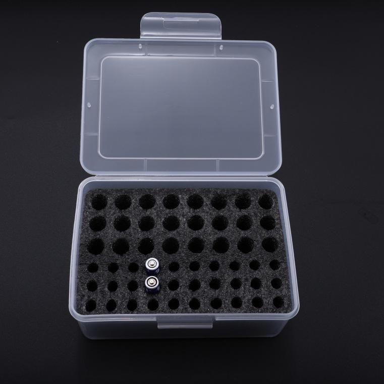 

Компактный бокс для хранения батареек: Вмещает 24 батарейки AA и 30 батареек AAA, Защита размера 5/7