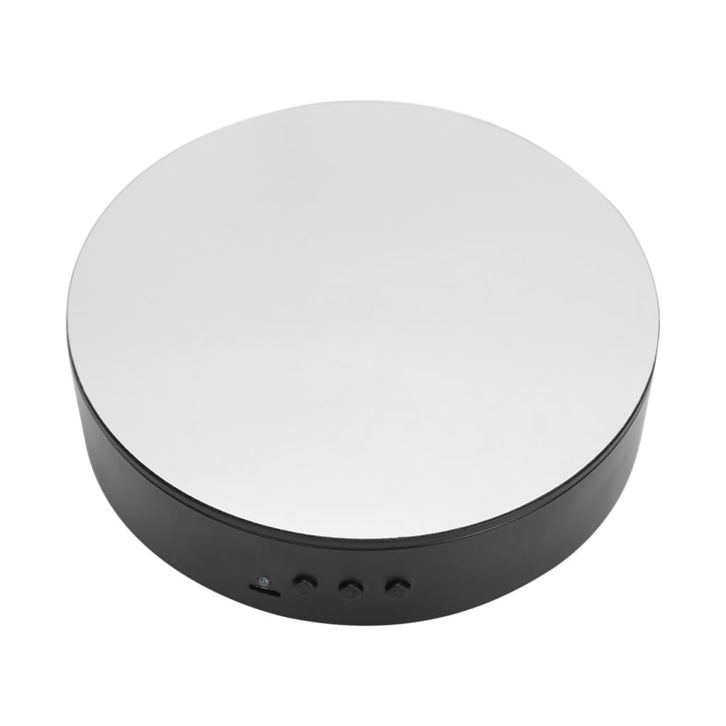 360 Degrees Rotating Display Stand Adjustable Turntable Show Tray for Watch Phone Jewelry Display