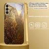 Golden Classical Emblem For Samsung Galaxy S20 FE S21 S22 S23 Plus S24 Ultra S25Ultra S21+ S9+ S22Plus Golden glass phone case