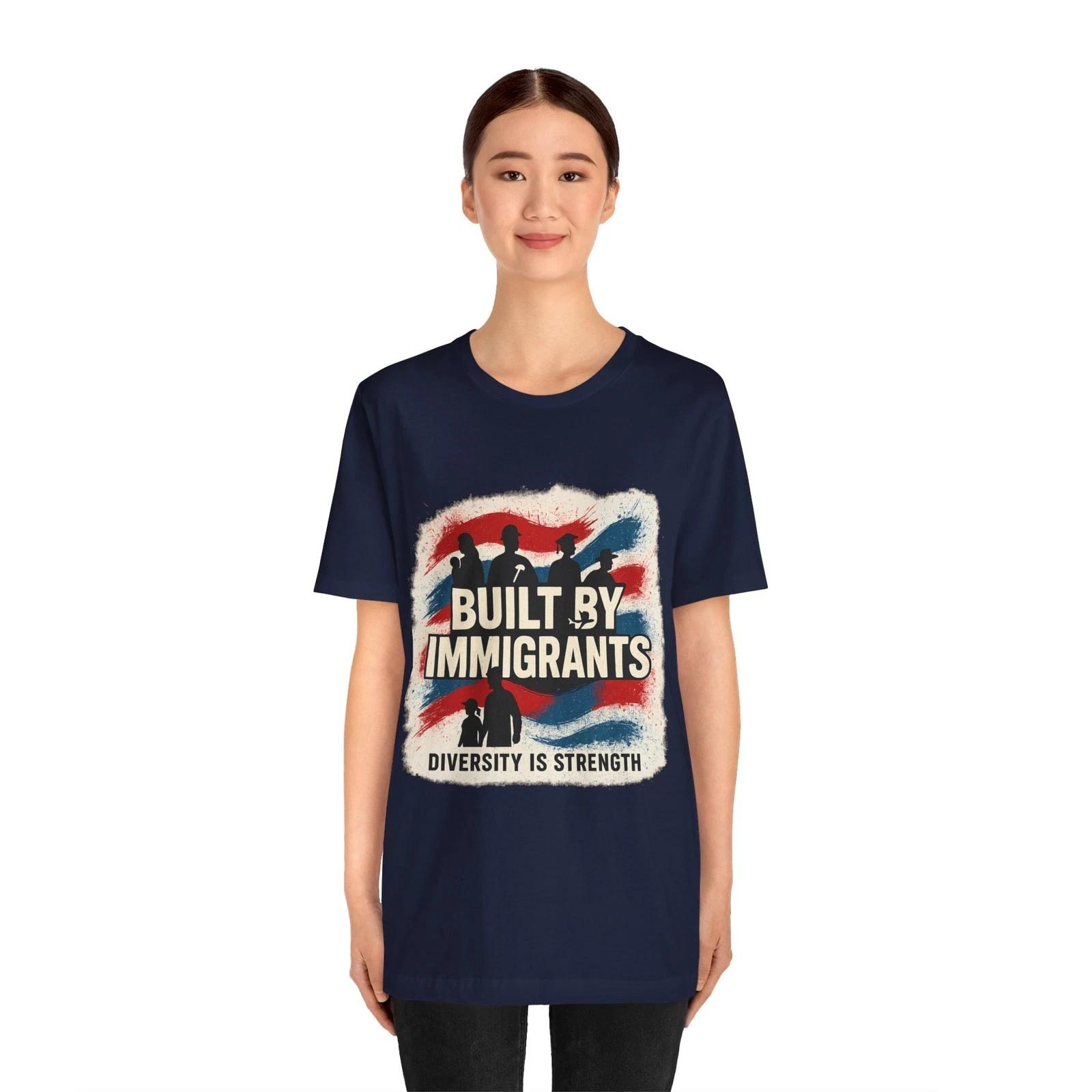 

Built By Immigrants Unisex Graphic Tee 4XL