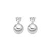 Luxenter Earrings with Brilliant Zirconia Silver Finish - Miora