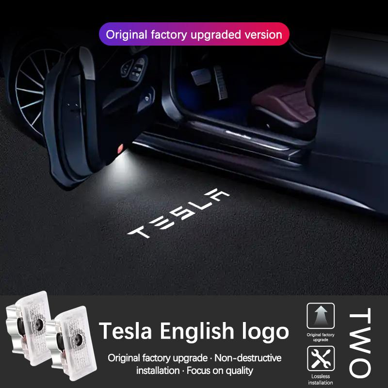

Car Door Projector Welcome Ghost Shadow Light Accessories For Tesla Model 3 Model S Model X Model Y 2PCS