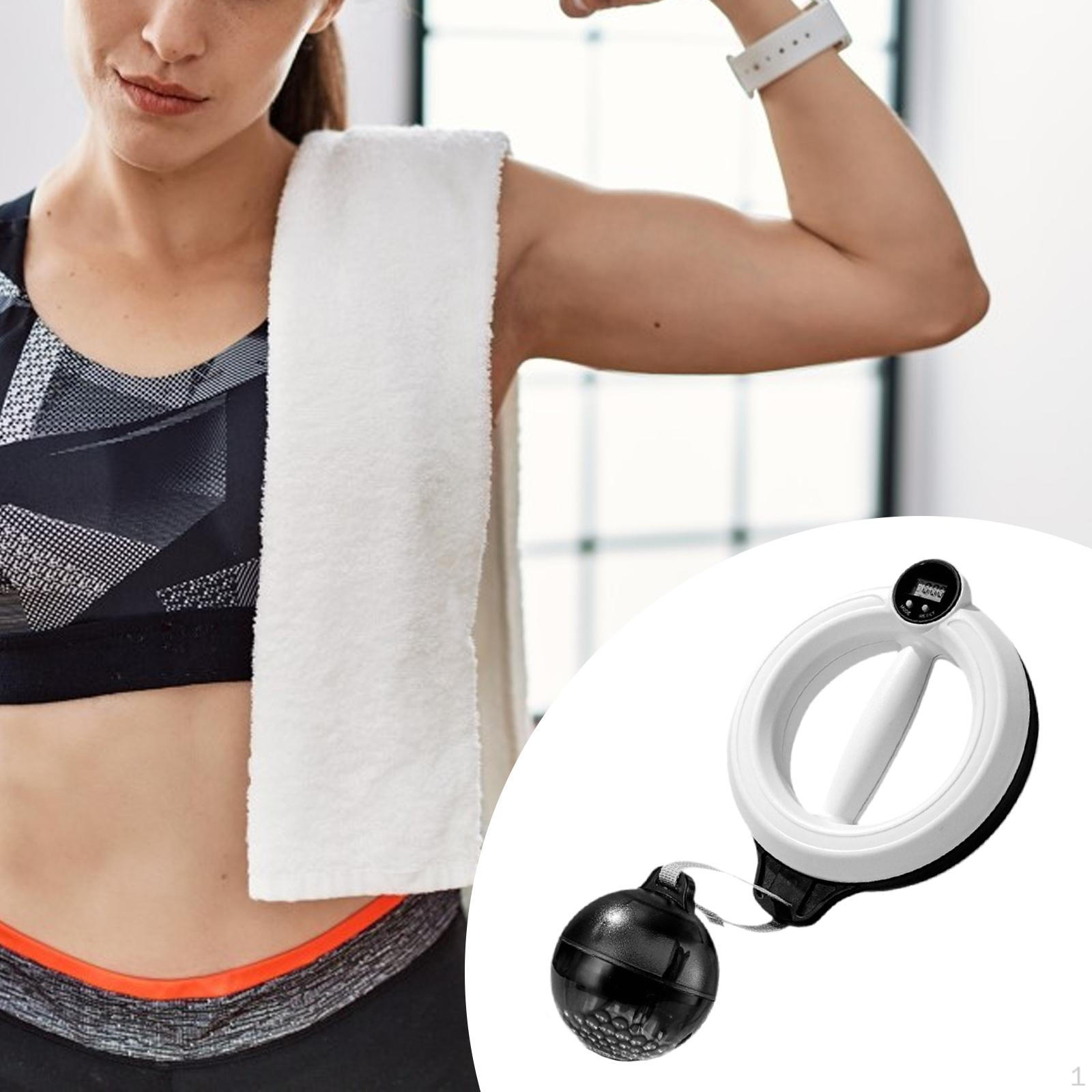 

Arm Exercise Equipment with And 3 Display Modes, Hand Crank Design, Strength Tool no light