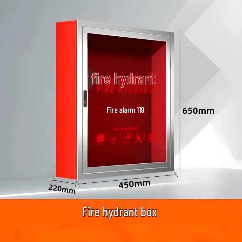 DAXTE Indoor Fire Hydrant Cabinet with Glass Door