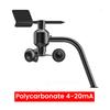 Polycarbon 1-61m/s Wind Speed Sensor 161° Wind Direction Transmitter Agricultural Weather Station Monitoring Transmitter