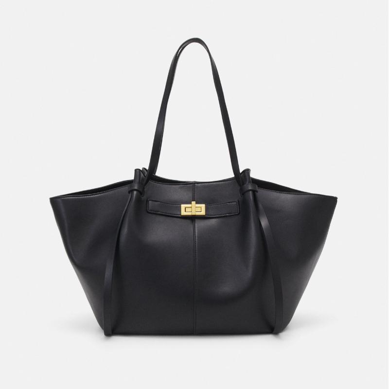 Stylish Sophisticated Women's Tote Bag Versatile Retro Trendy Wing Handbag Simple Elegant Solid Color Underarm Bag Shoulder Bag