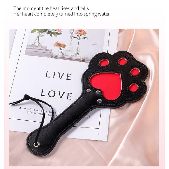 BLACKWOLF Cute BDSM Spanking Paddle Beat Cat Claw Sex Paddle Slave Kinky SM Products Bondage Whip Sex Toys for Couples